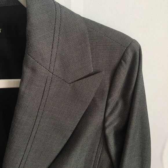 Nine West Suit One Button Blazer Jacket Gray 8P NWT Long Sleeve Workwear - Picture 4 of 10